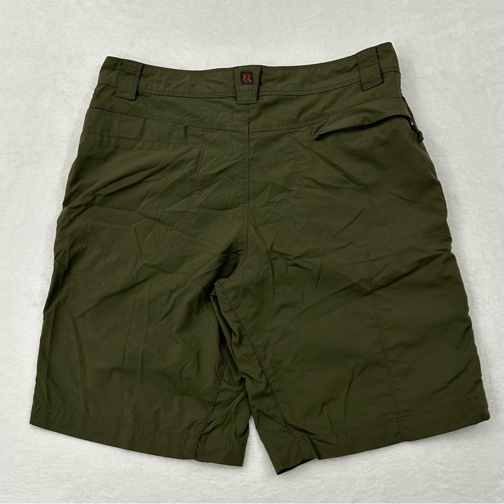 Royal Robbins Olive Green Nylon Stretch Outdoor Hiking Shorts Men’s Size 32w 10L - Picture 6 of 7